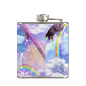 Unicorn - Caticorn Flachmann (Rückseite)