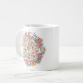 Unicorn Children's Party Kaffeetasse (Vorderseite Links)