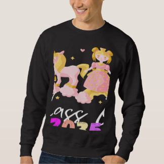 Unicorn class of 2035 grow with me sweatshirt