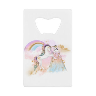 Unicorn Clipart Rainbow Fairytale Geldbeutel Flaschenöffner