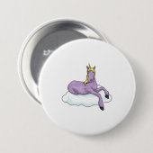 Unicorn Cloud Button (Vorne & Hinten)