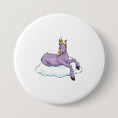 Unicorn Cloud Button (Vorderseite)