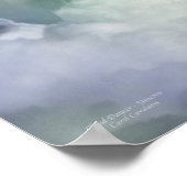 Unicorn Cloud Dancer Fine Art Poster/Print Poster (Ecke)