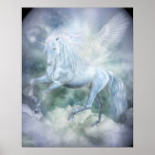 Unicorn Cloud Dancer Fine Art Poster/Print Poster (Vorne)