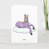 Unicorn Cloud Karte (Rückseite)