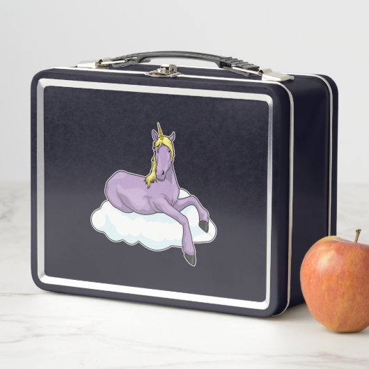 Unicorn Cloud Metall Brotdose (Beispiel)
