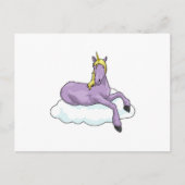 Unicorn Cloud Postkarte (Vorderseite)