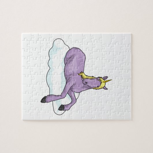Unicorn Cloud Puzzle (Horizontal)