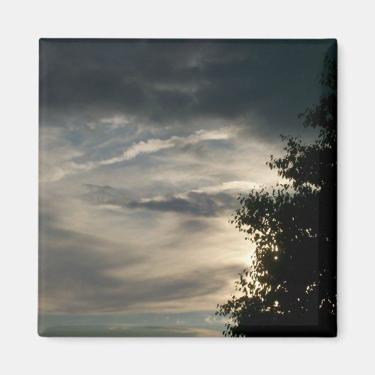 Unicorn Clouds Magnet (Vorne)