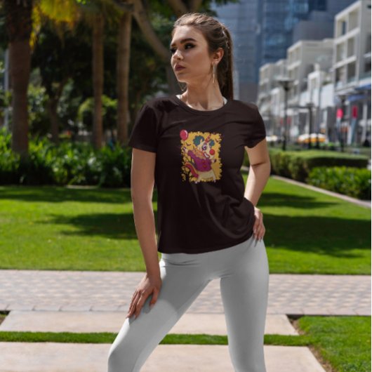 Unicorn Clown Halloween T-Shirt