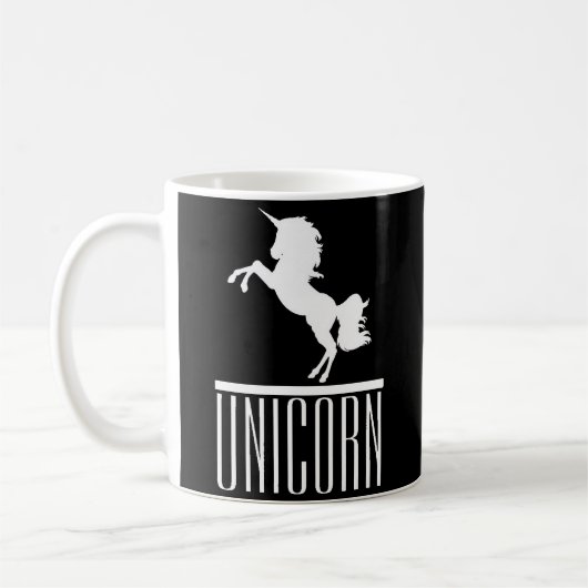 Unicorn Coffee Tasse (Links)