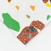 Unicorn Confetti Fleecedecke (Ecke)