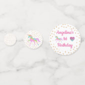 Unicorn Confetti Konfetti (Vorderseiten)