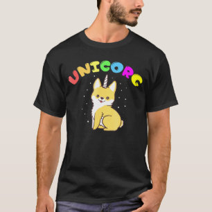 Unicorn Corgi Unicorg Niedlich Hund T-Shirt