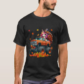 Unicorn Cosplay Türkei auf Monster Truck Thanksgiv T-Shirt (Vorderseite)