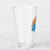 Unicorn Crab unter dem Regenbogen Glas (Rechts)