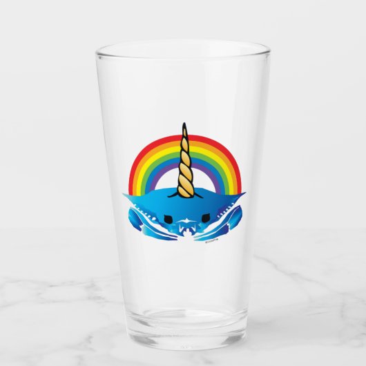 Unicorn Crab unter dem Regenbogen Glas (Vorderseite)