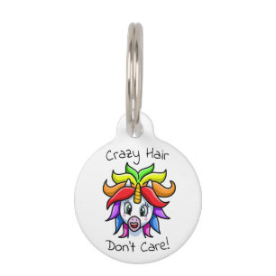 Unicorn Crazy Hair Keine Sorge Haustiermarke