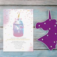 Unicorn Crazy Milkshake Girls Geburtstagsparty