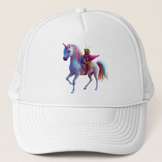 Unicorn Critter Truckerkappe (Vorderseite)