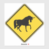 Unicorn Crossing Aufkleber (Blatt)