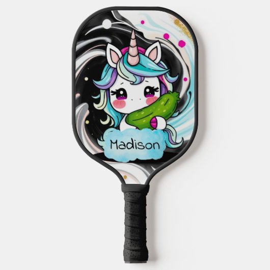 Unicorn Customizable Pickleball  Schläger (Vorderseite)