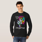 Unicorn Cute But Dangerous Funny Karate Taekwondo_ T-Shirt (Vorne ganz)