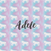 Unicorn Cute Preppy sticker (Vorderseite)