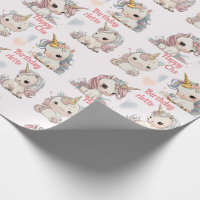 Unicorn Cuteness Overload Fügen Sie Mädchenname Ge