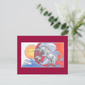 Unicorn Cycle - Sommer ©1999 Postkarte (Stehend Vorderseite)