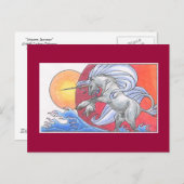 Unicorn Cycle - Sommer ©1999 Postkarte (Vorne/Hinten)