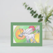 Unicorn Cycle - Spring ©1999 Postkarte (Stehend Vorderseite)