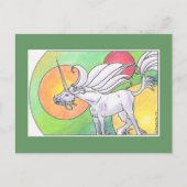 Unicorn Cycle - Spring ©1999 Postkarte (Vorderseite)