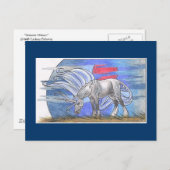 Unicorn Cycle - Winter ©1999 Postkarte (Vorne/Hinten)