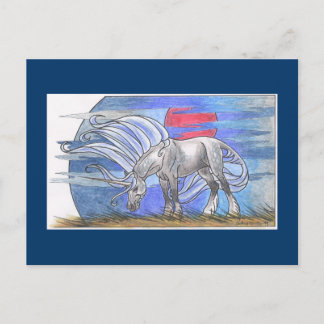 Unicorn Cycle - Winter ©1999 Postkarte