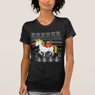 Unicorn-Dackel-Weihnachten T-Shirt
