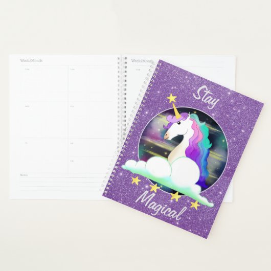 Unicorn Daily Planner Planer (Anzeige)
