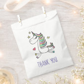 Unicorn Danke, dass Sie die Tasche bevorzugen Geschenktütchen (Ausgeschnitten)