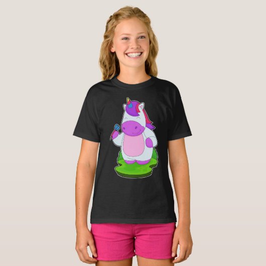 Unicorn Darts Dart T-Shirt (Vorne ganz)