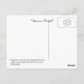 Unicorn Delight Postkarte (Rückseite)