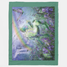 Unicorn der Buttys Kunst-Fleece-Decke Fleecedecke