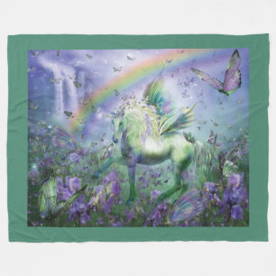 Unicorn der Buttys Kunst-Fleece-Decke Fleecedecke