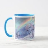 Unicorn der Regenbogen-Tasse Tasse (Links)