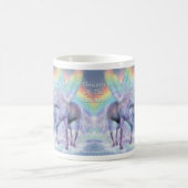 Unicorn der Regenbogen-Tasse Tasse (Mittel)