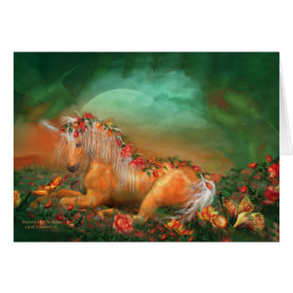 Unicorn der Rosen ArtCard