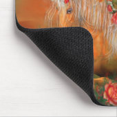 Unicorn der Rosen Mousepad (Ecke)