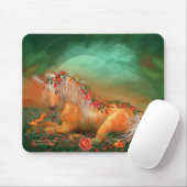 Unicorn der Rosen Mousepad (Mit Mouse)