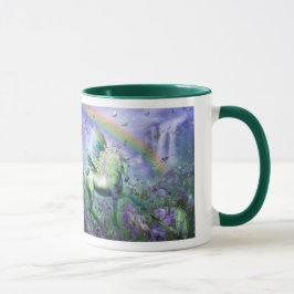 Unicorn der Schmetterlings-Kunst-Tasse Tasse