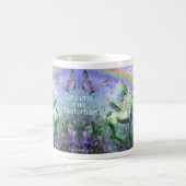 Unicorn der Schmetterlings-Kunst-Tasse Tasse (Mittel)