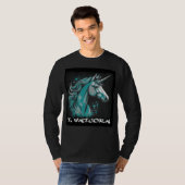 Unicorn Design – Long Sleeve T-Shirt (Vorne ganz)